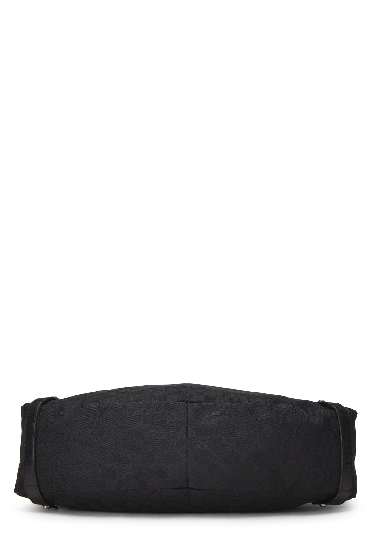 Gucci, sac fourre-tout Abbey en toile GG noir d'occasion, noir