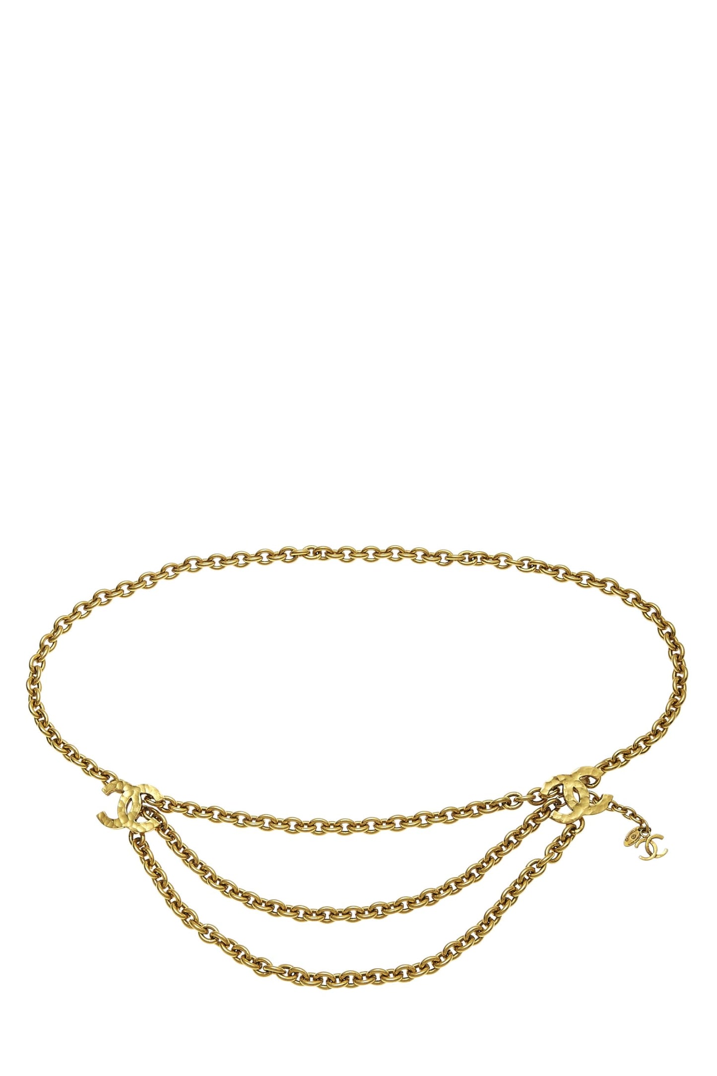 Chanel, Pre-Loved Gold 'CC' Chain Belt 3, Gold