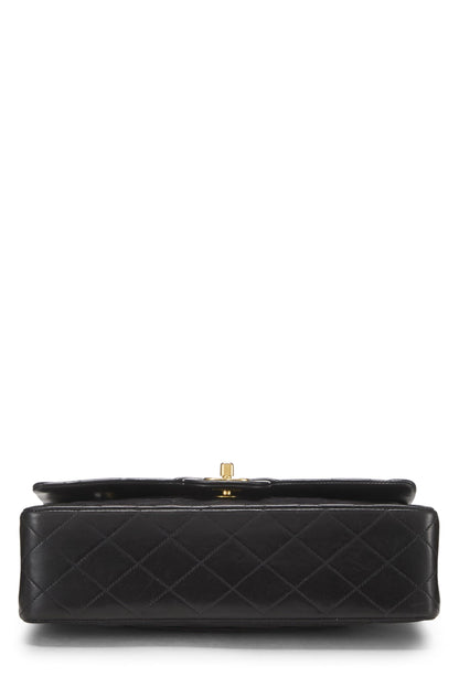 Chanel, Pre-Loved Black Quilted Lambskin Classic Double Flap Medium, Black