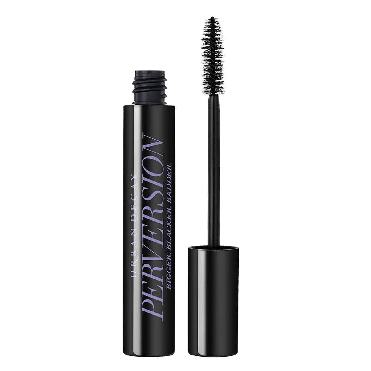 Máscara voluminizadora Urban Decay Perversion (tamaño completo), máscara alargadora negra, volumen y longitud de pestañas edificables, larga duración, no impermeable, levantamiento de pestañas sin grumos, libre de crueldad - 0.34 fl oz