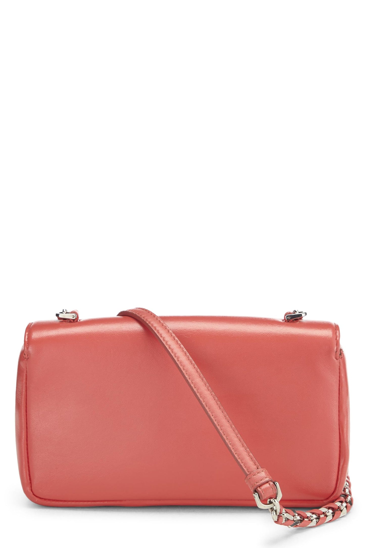 Fendi, Pre-Loved Pink Nappa Leather Be Baguette Mini, Pink