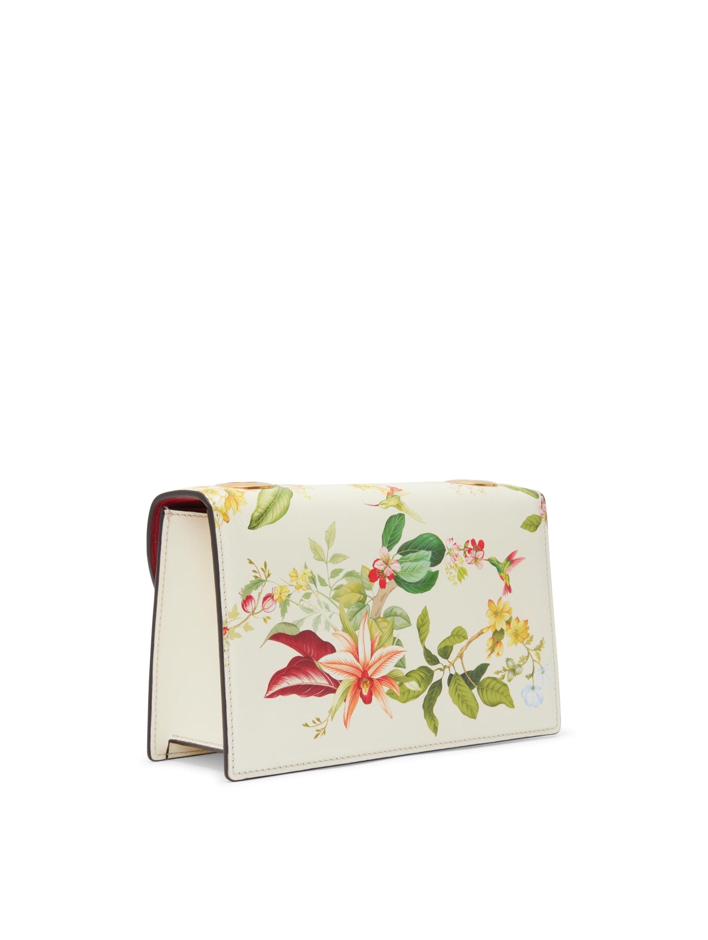 Oscar de la Renta, Flora & Fauna Printed TRO Bag, Ivy/Melon