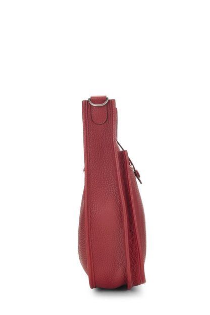 Hermès, Pre-Loved Ruby Togo Evelyne III PM, Rouge Garance