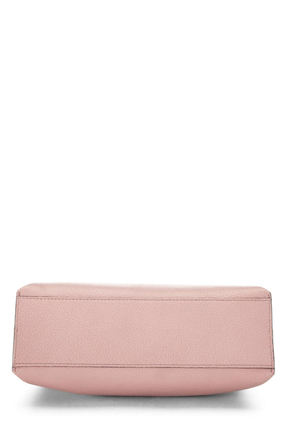 Gucci, sac à main quotidien en cuir rose Bamboo, petit modèle, d'occasion