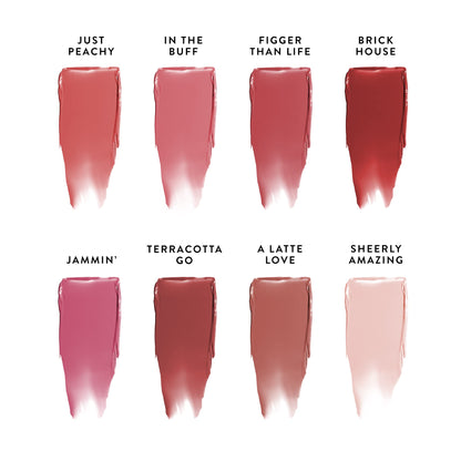 Dúo de bálsamos labiales con color Jelly Balm de LAURA GELLER NEW YORK - Brick House + Sheerly Amazing