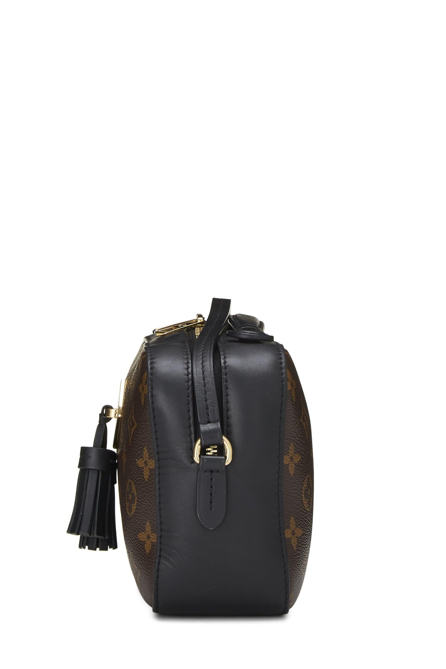 Louis Vuitton, Pre-Loved Black Monogram Canvas Saintonge, Black