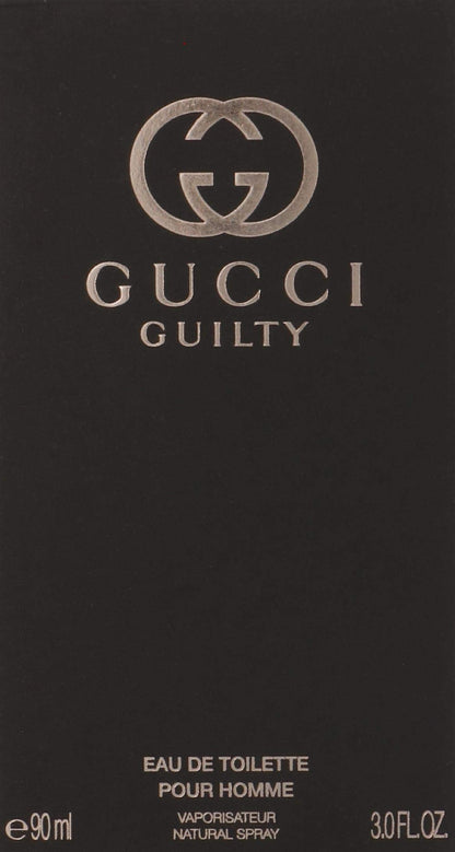 Gucci Guilty by Gucci para hombre Eau de Toilette Spray, 3 onzas líquidas (paquete de 1)