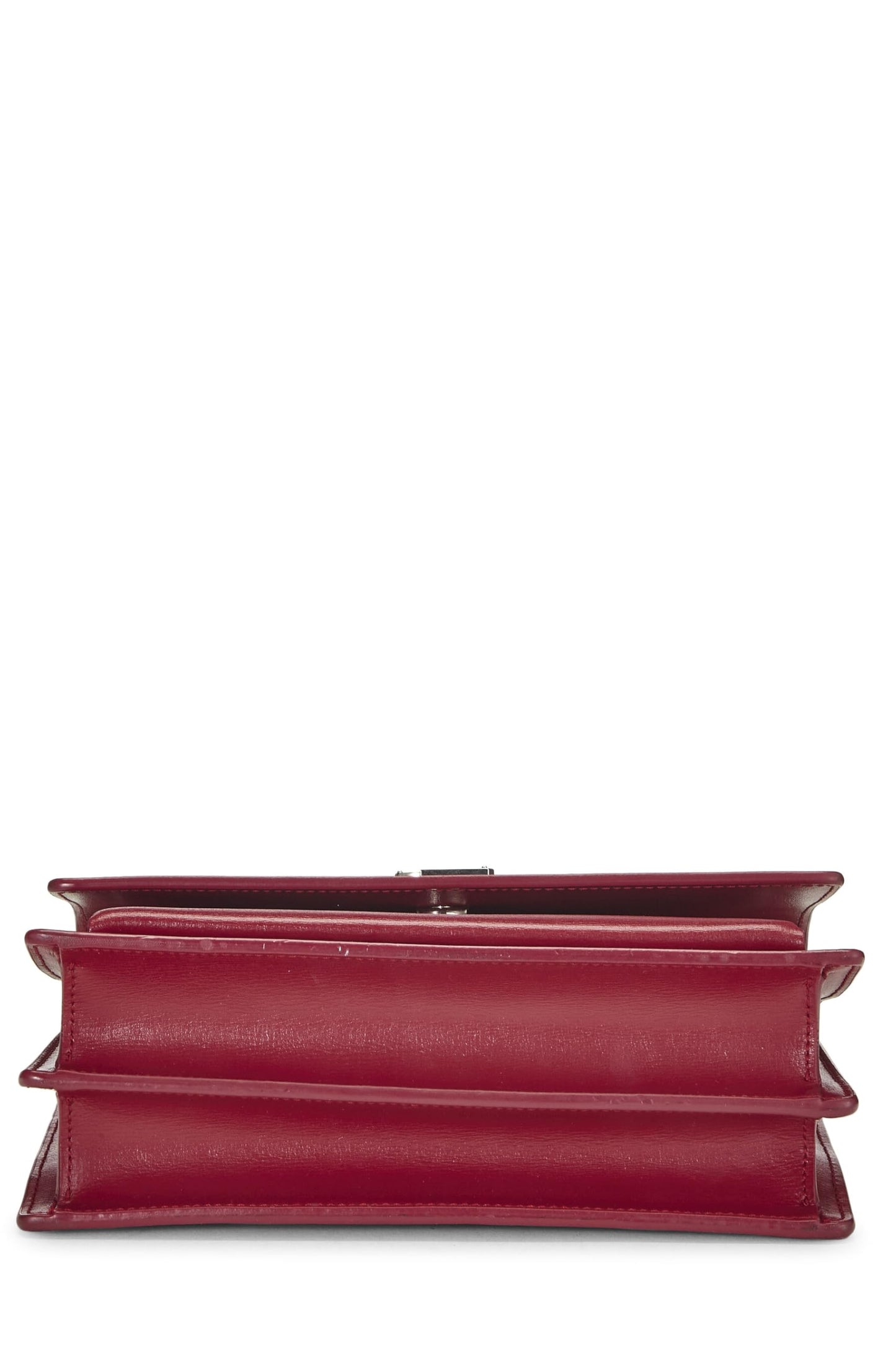 Yves Saint Laurent, cuir de veau rouge Sunset Medium d'occasion, rouge