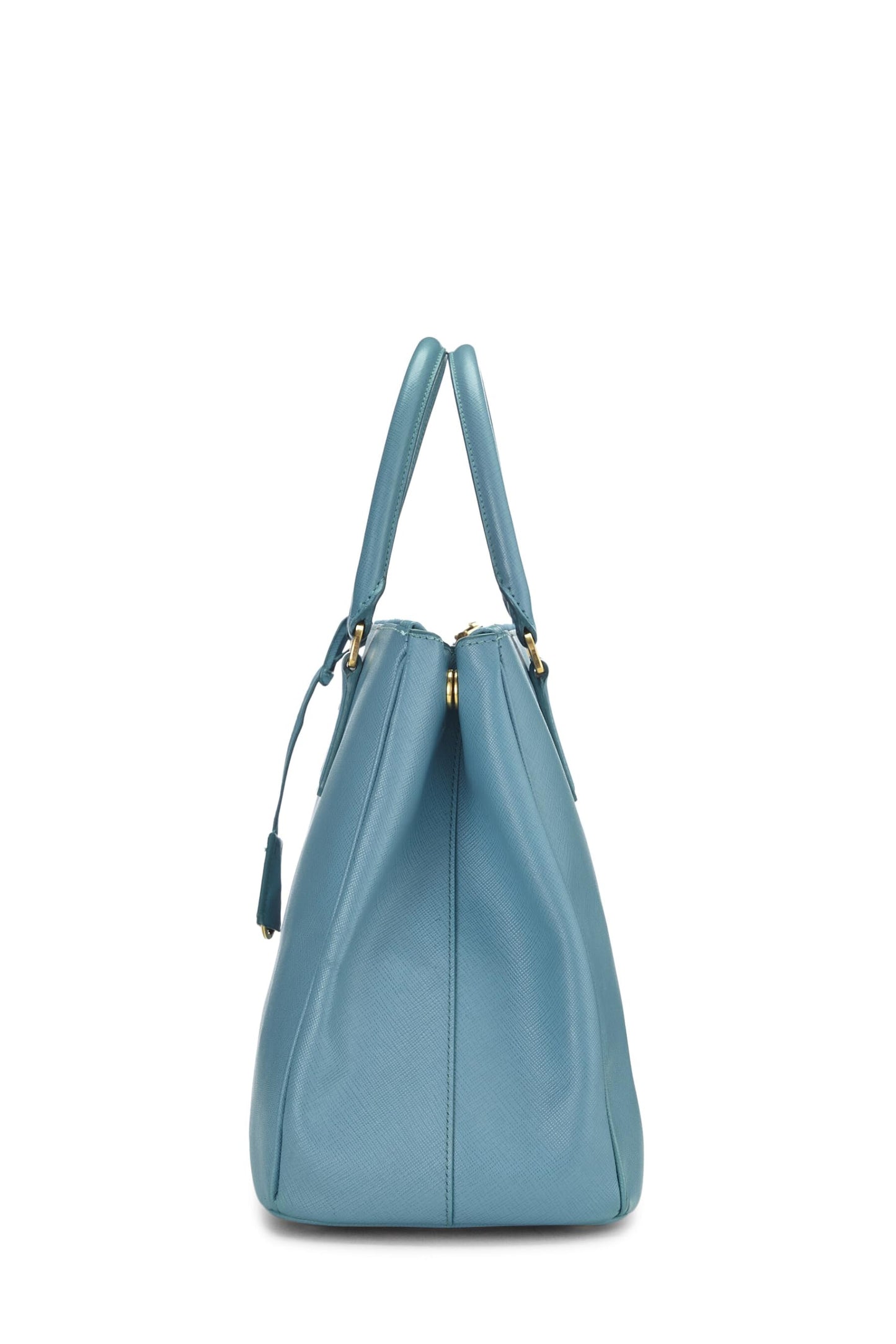 Prada, Pre-Loved Blue Saffiano Executive Tote Medium, Blue