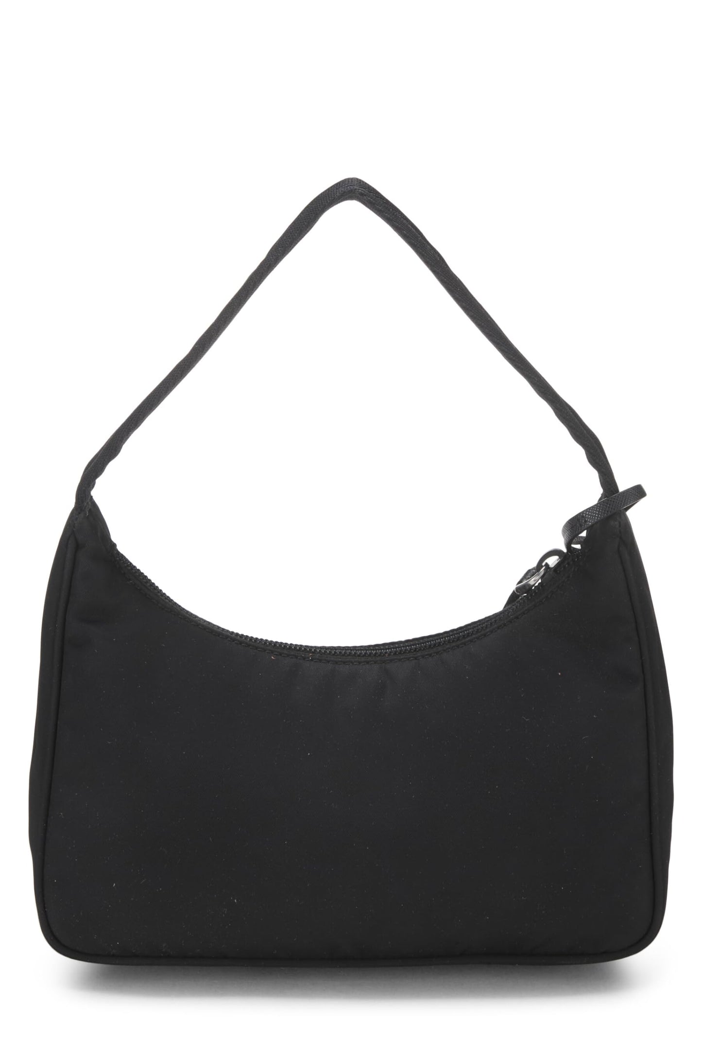 Prada, Mini Hobo Tessuto noir d'occasion réédition 2000, noir