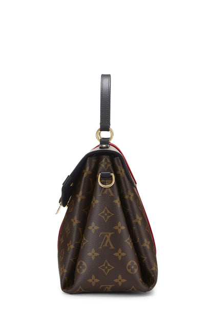 Louis Vuitton, Georges MM rayé en toile Monogram d'occasion, rouge