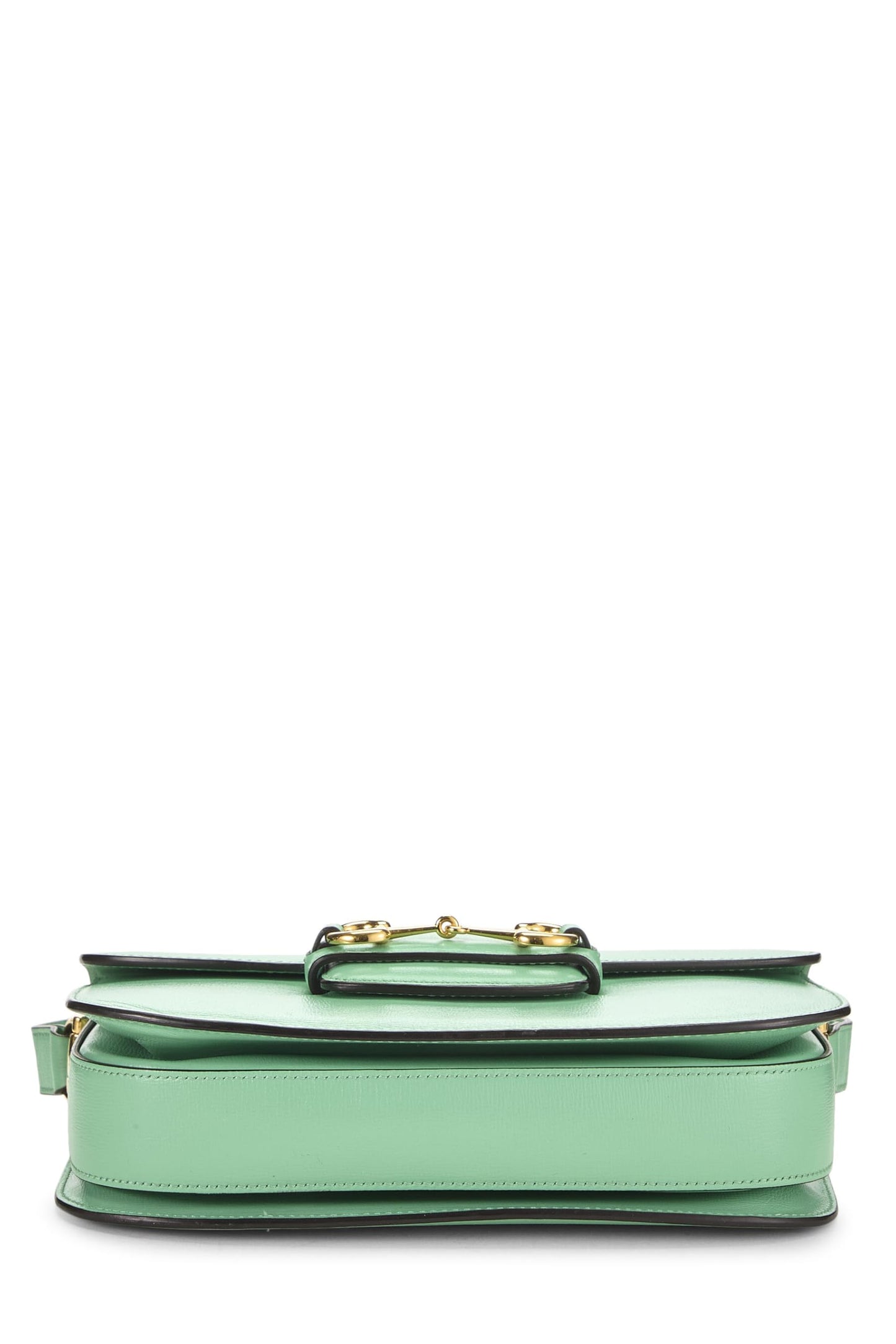 Gucci, Pre-Loved Green Leather 1995 Horsbit Shoulder Bag, Green