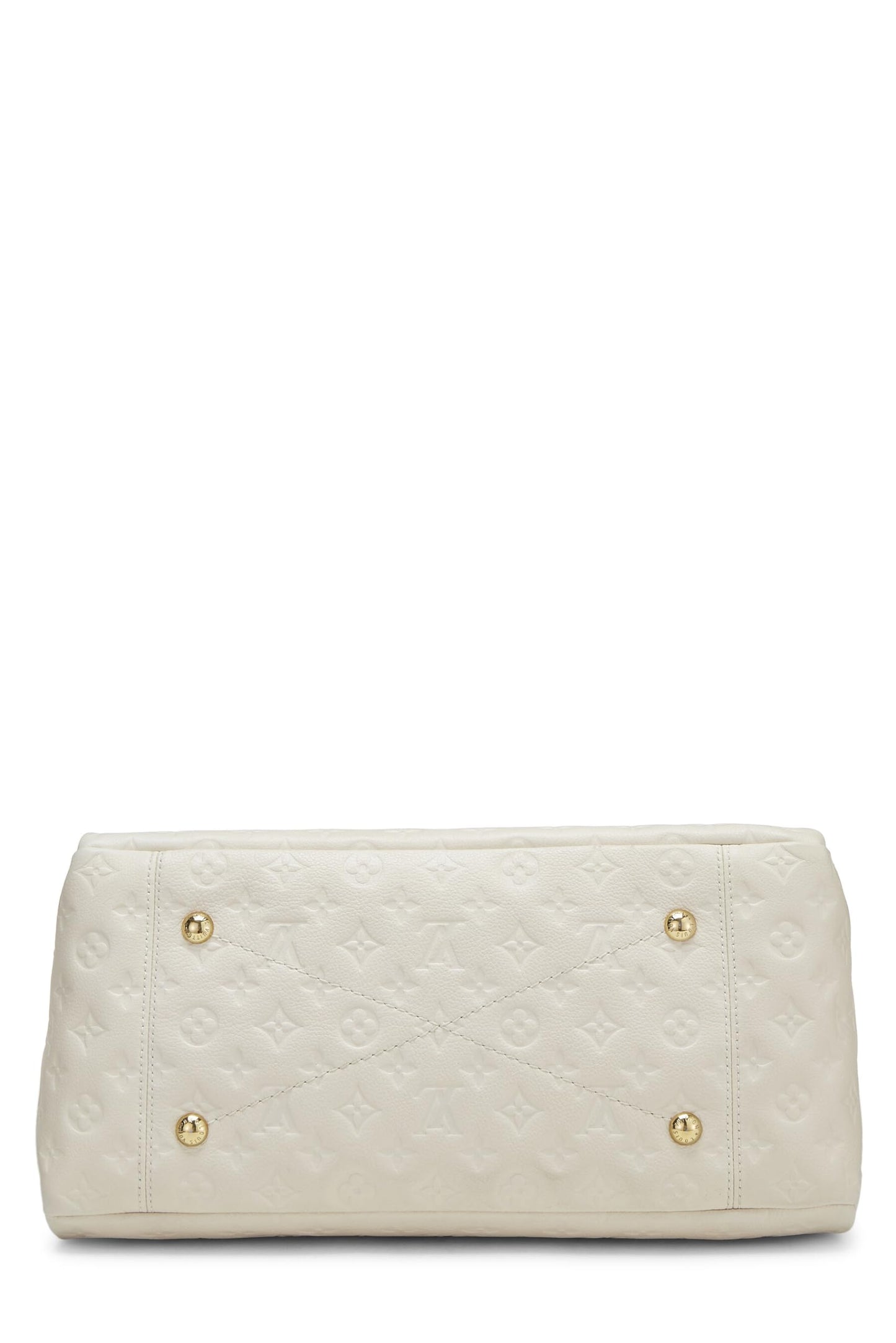 Louis Vuitton, Pre-Loved Neige Monogram Empreinte Artsy MM, White