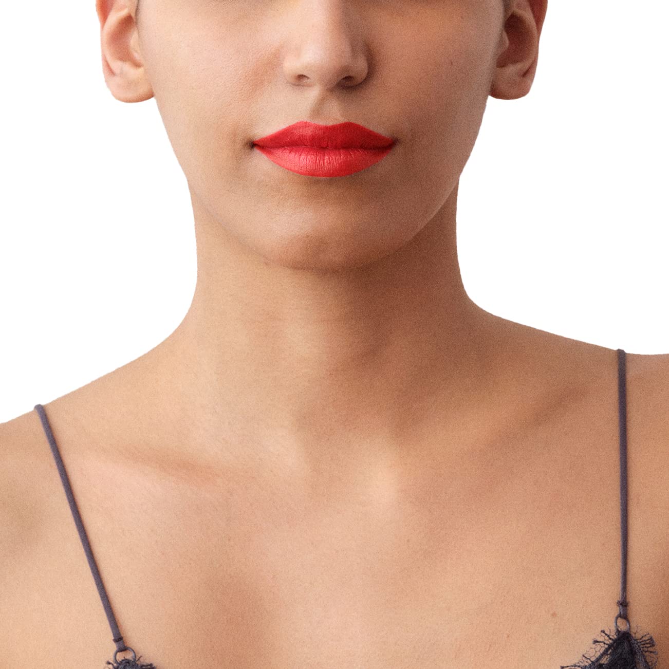 La Perla, barra de labios Matte Silk, rojo amapola