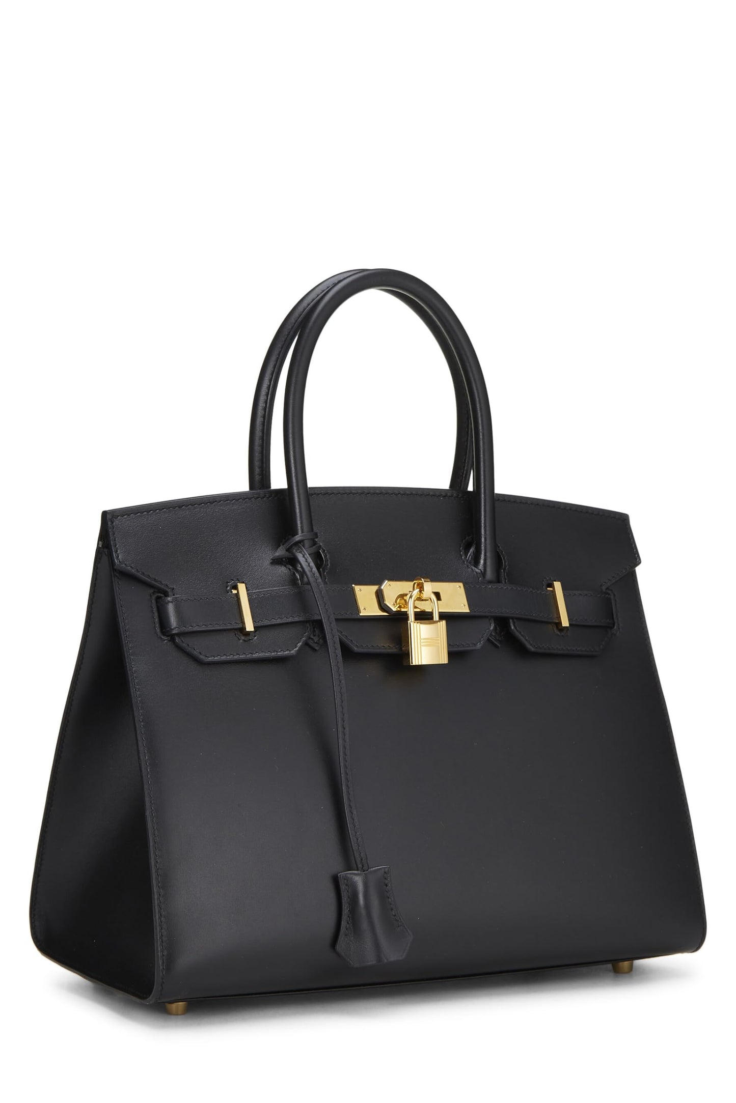 Hermès, Pré-Aimé Noir Monsieur Sellier Birkin 30, Noir