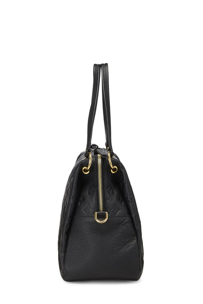 Louis Vuitton, Monograma negro Pre-Loved Empreinte Ponthieu PM, Negro