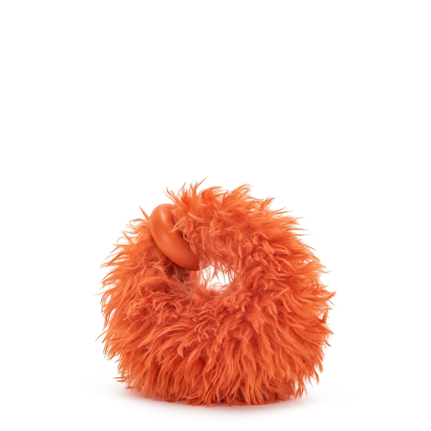 JW PEI Women's Abacus Faux Fur Mini Top Handle Bag (Orange)