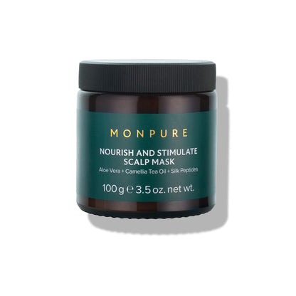 Monpure, Masque nourrissant et stimulant pour le cuir chevelu, 3,5 oz