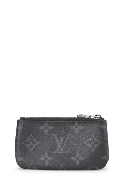 Louis Vuitton, Claves de pochette invertidas con eclipse y monograma Pre-Loved, Negro