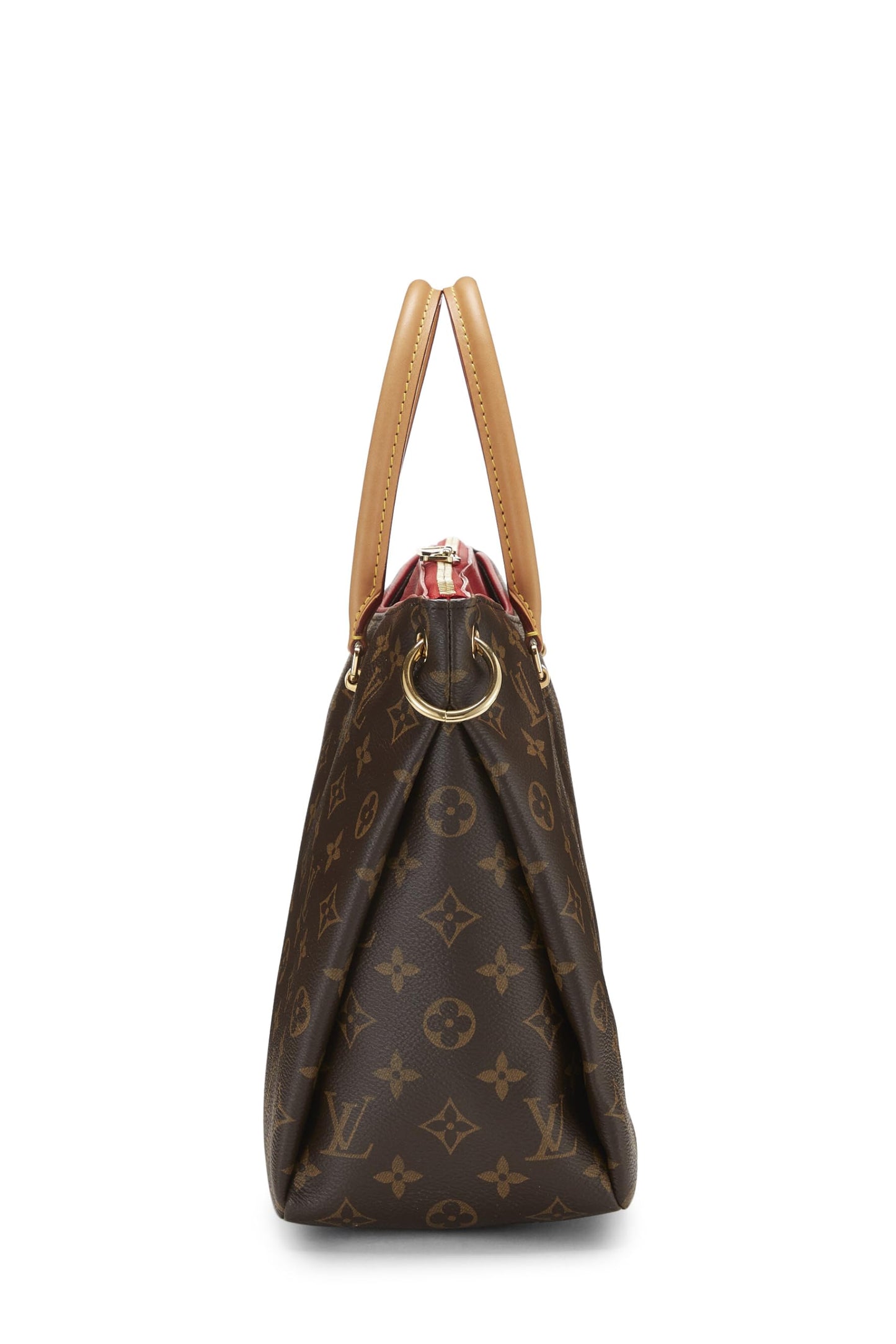 Louis Vuitton, Pallas en toile monogram rouge d'occasion, rouge