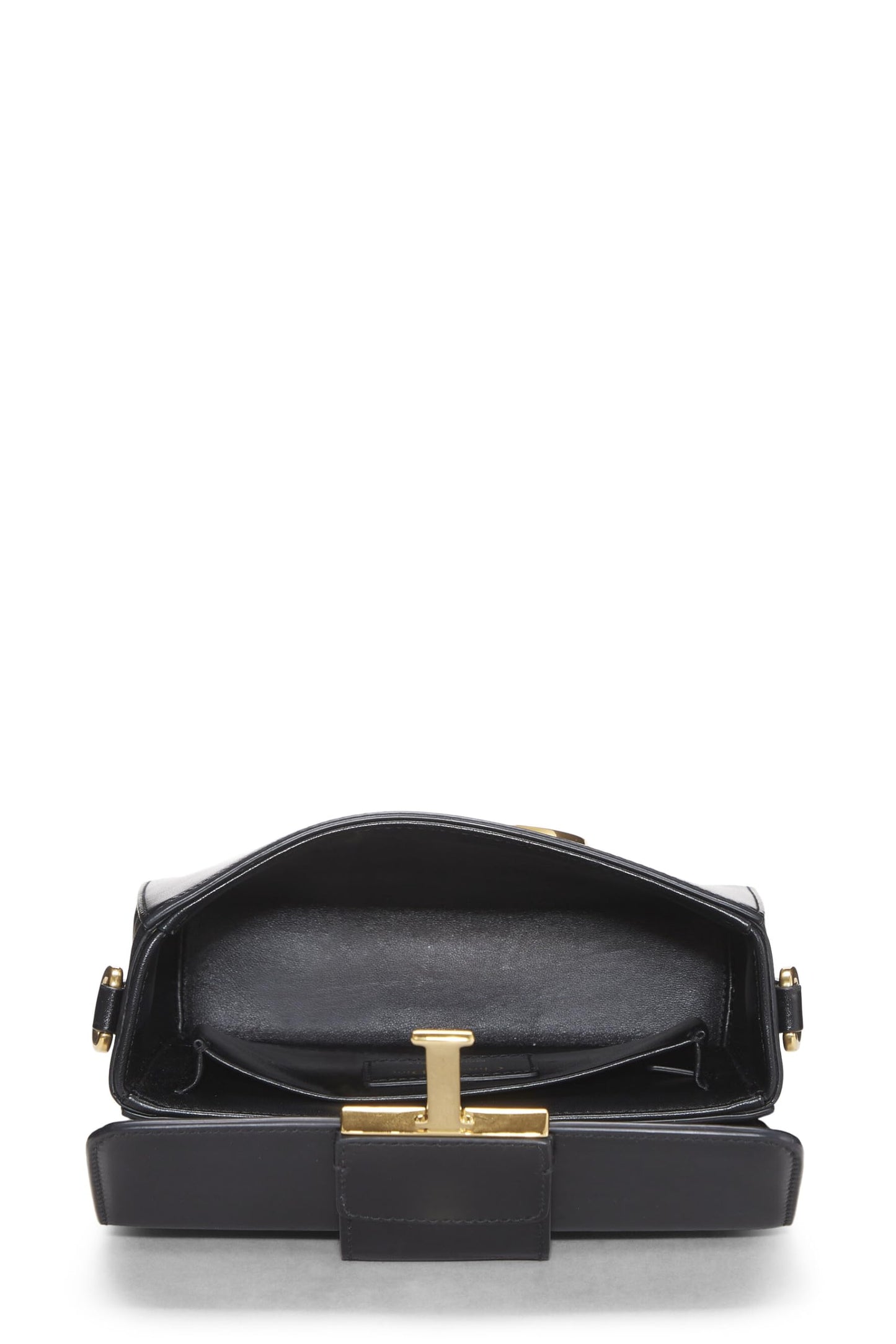 Dior, sac 30 Montaigne Box en cuir de veau noir d'occasion, noir