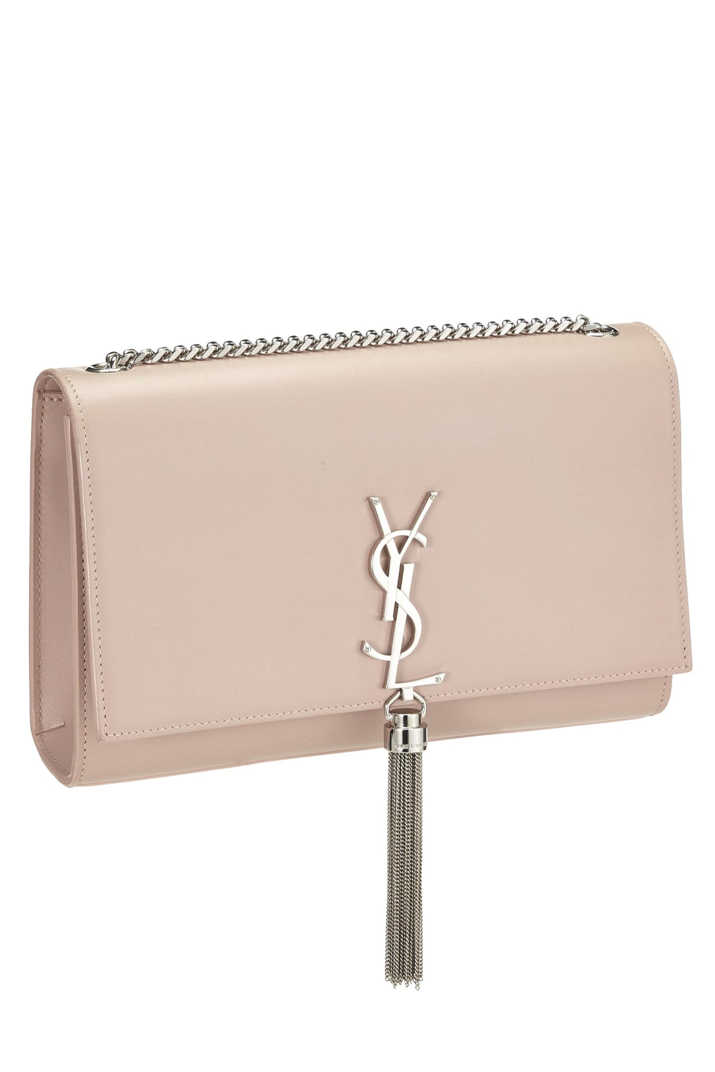 Yves Saint Laurent, Pre-Loved Pink Calfskin Kate Tassel Medium, Pink