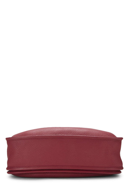 Hermès, Pre-Amado Ruby Clemence Evelyne III GM, Ruby