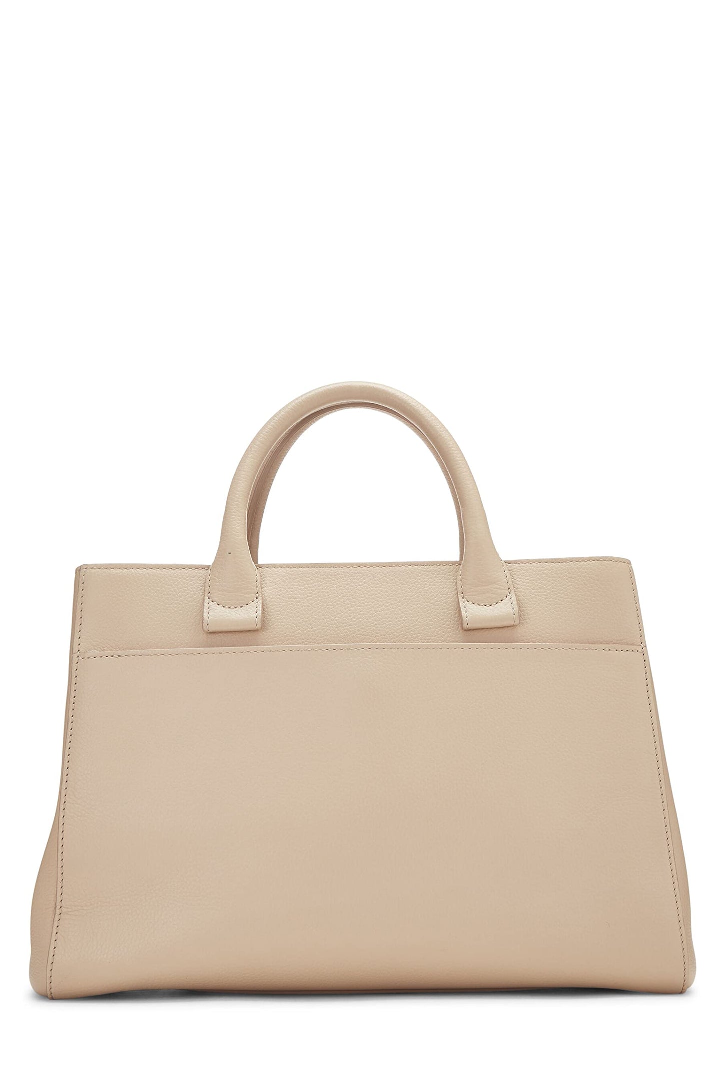 Chanel, sac fourre-tout Neo Executive en cuir beige d'occasion, beige