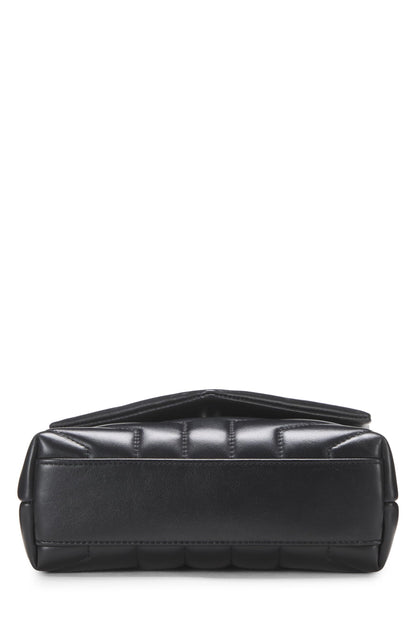 Yves Saint Laurent, Loulou Toy Monogram en cuir de veau noir d'occasion, noir