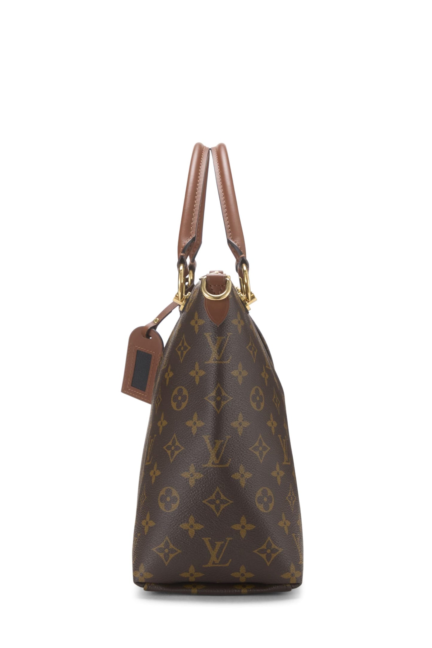 Louis Vuitton, Pre-Loved Black Monogram Canvas V Tote MM, Black