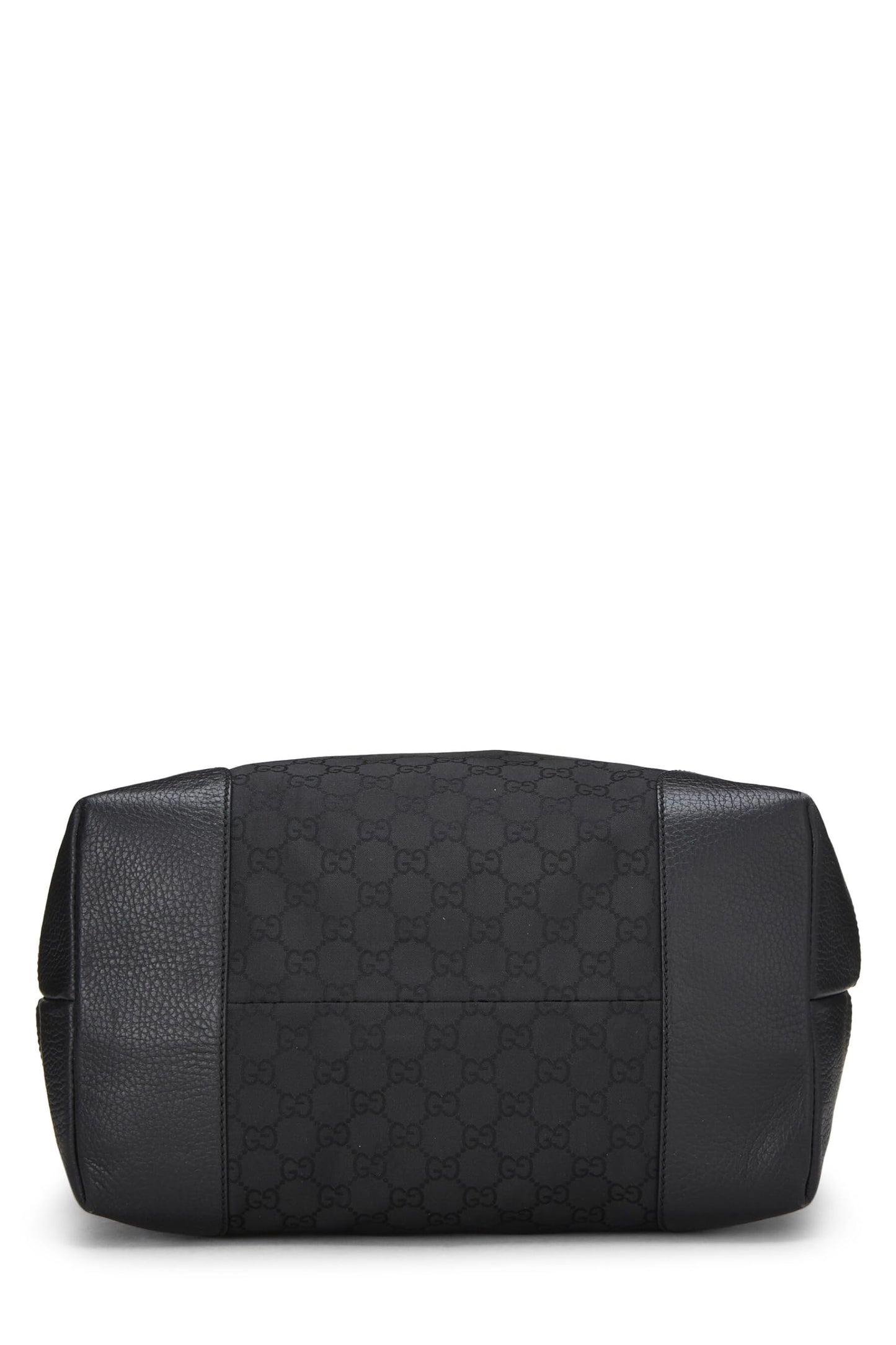 Gucci, sac fourre-tout GG en nylon noir d'occasion, noir