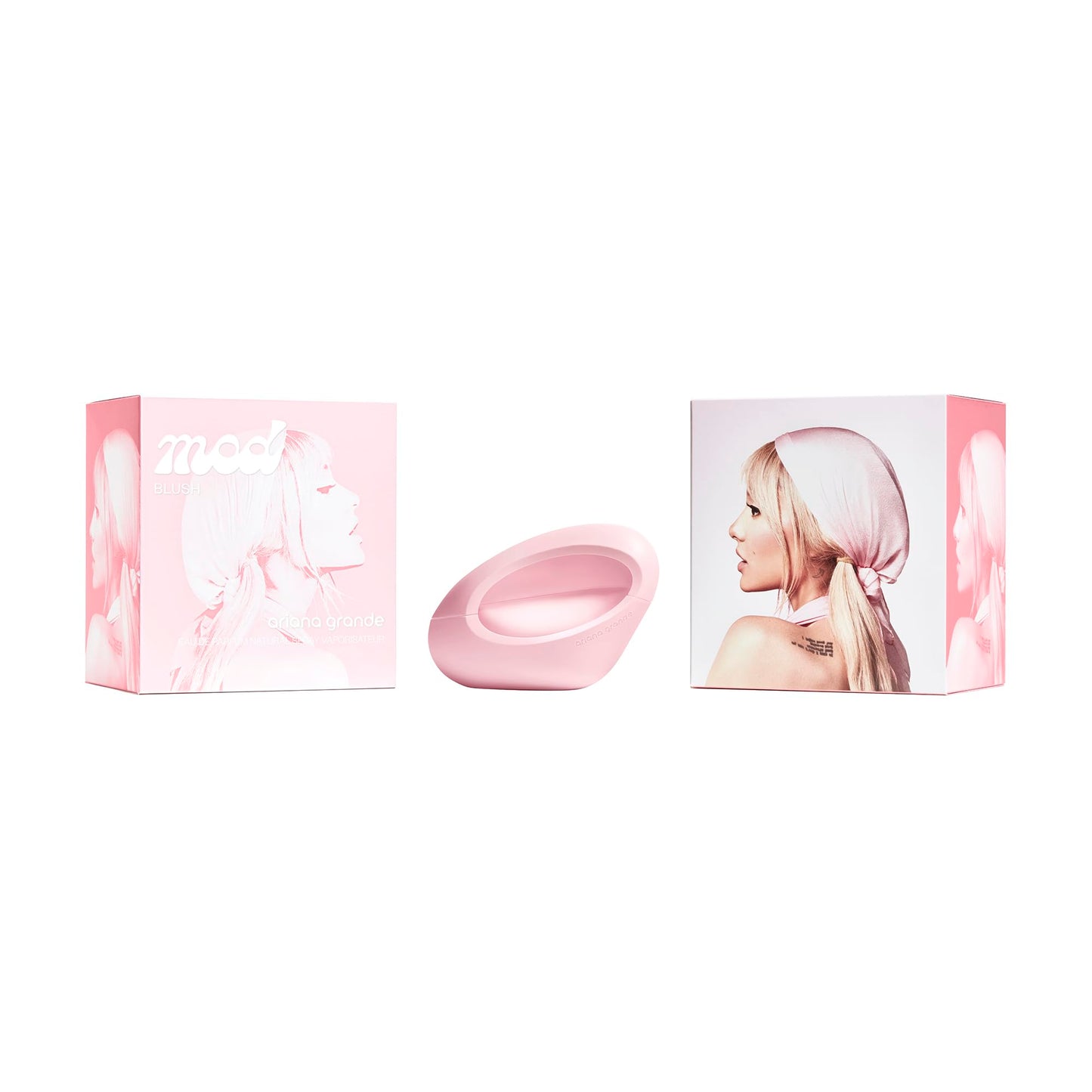 Ariana Grande MOD Blush Eau De Parfum – Fragancia de madera de ámbar para mujer – Perfume de mujer con notas de magnolia, maracuyá y madera de ensueño – 3.4 fl oz