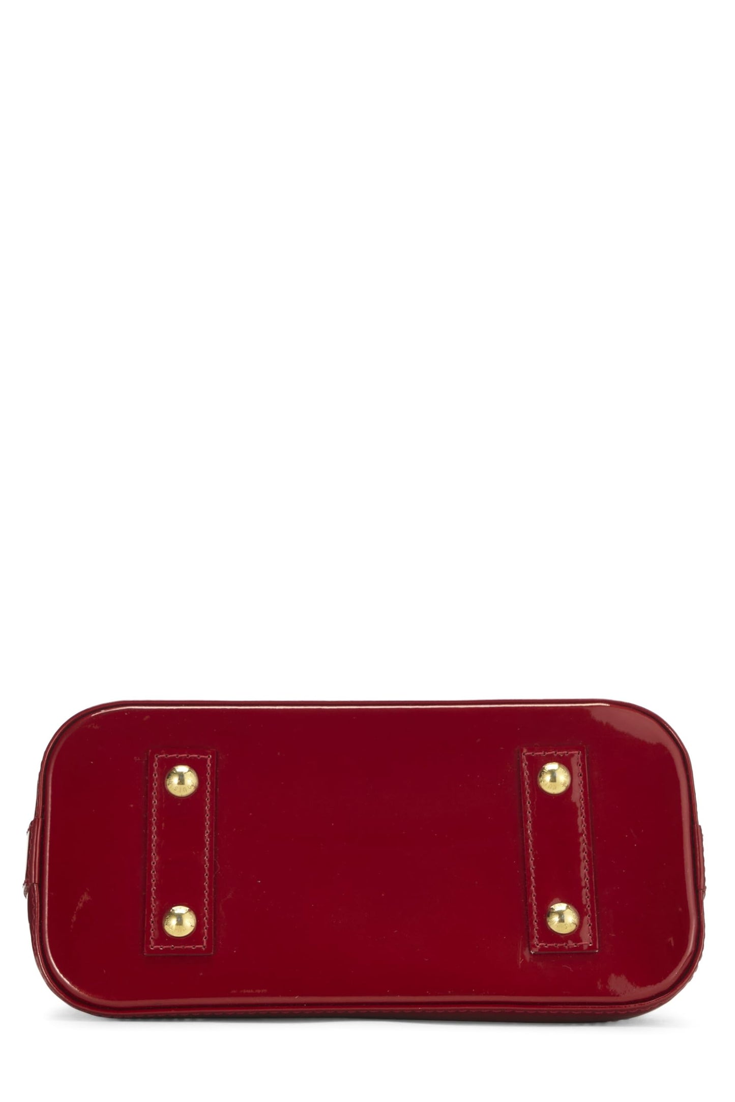 Louis Vuitton, Pre-Loved Cerise Monogram Vernis Alma BB, Red