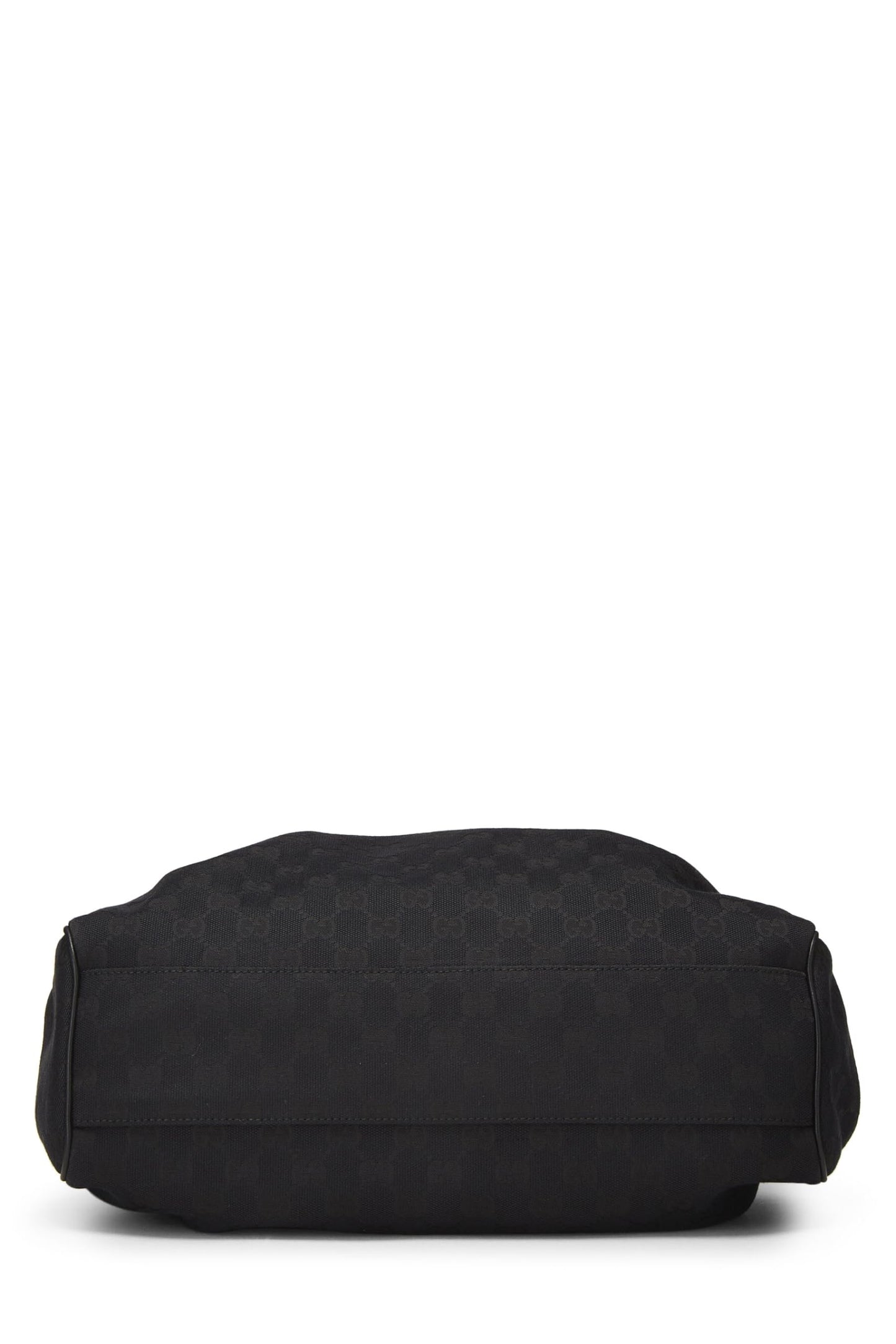 Gucci, sac fourre-tout Sukey en toile noire d'origine GG d'occasion, noir