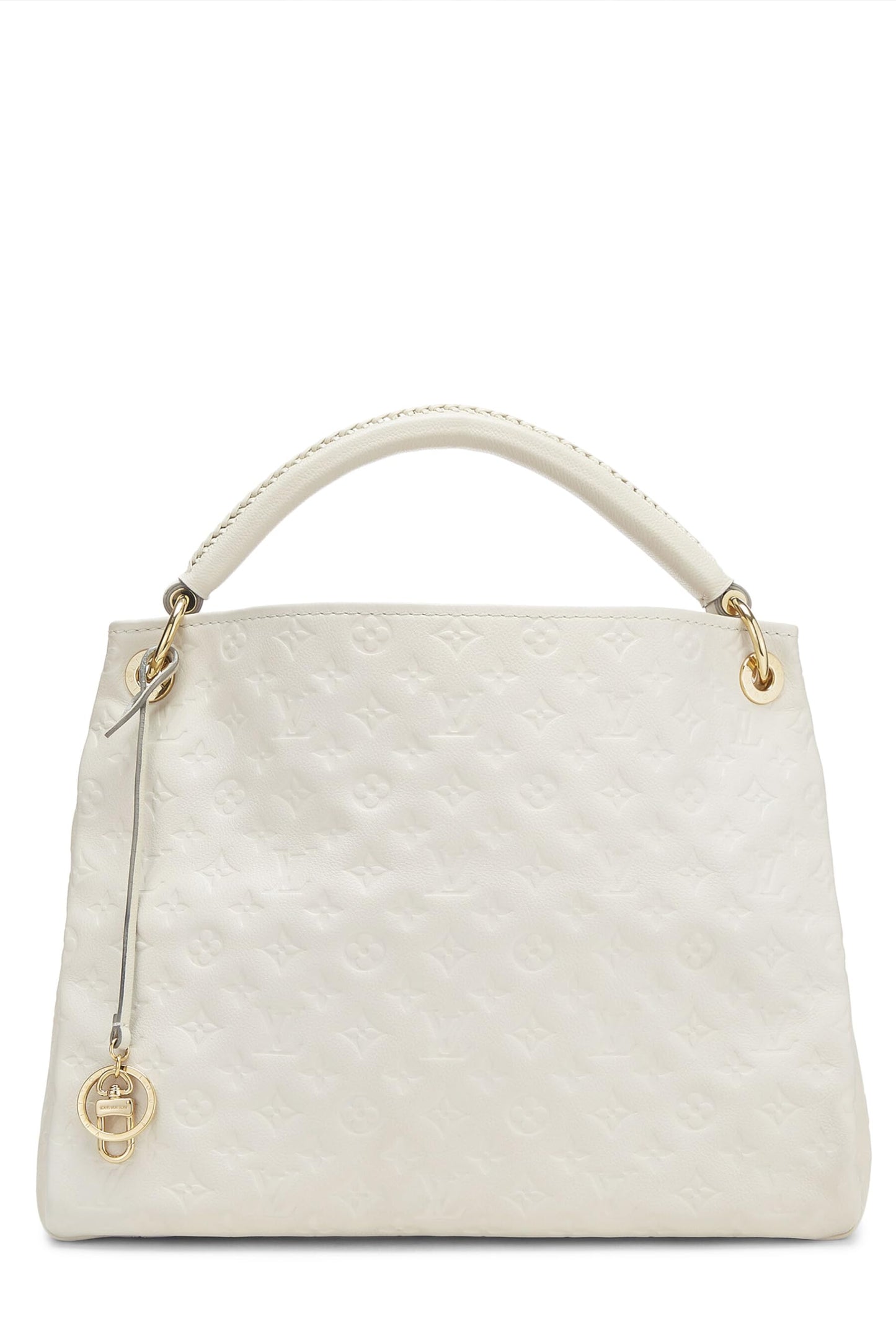 Louis Vuitton, Pre-Loved Neige Monogram Empreinte Artsy MM, Blanco