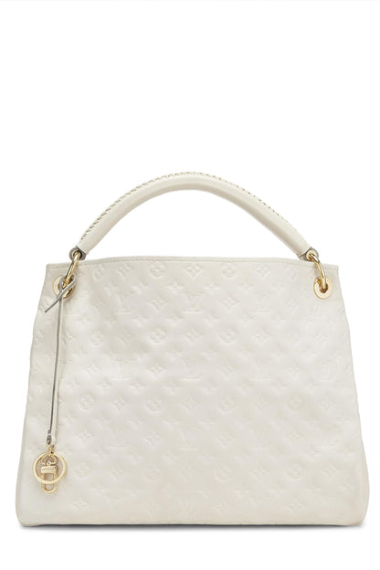 Louis Vuitton, Pre-Loved Neige Monogram Empreinte Artsy MM, White