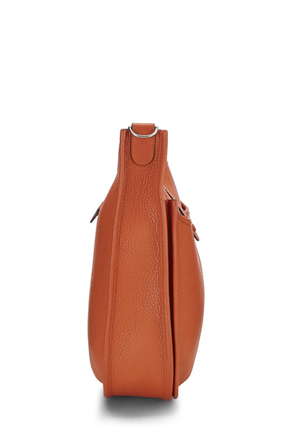 Hermès, Minium Clémence Evelyne III PM Orange d'occasion, Orange