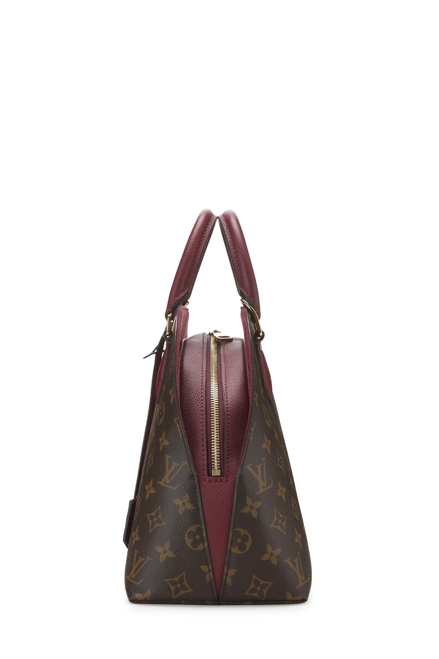 Louis Vuitton, Pre-Loved Raisin Monogram Canvas Alma BNB, Purple