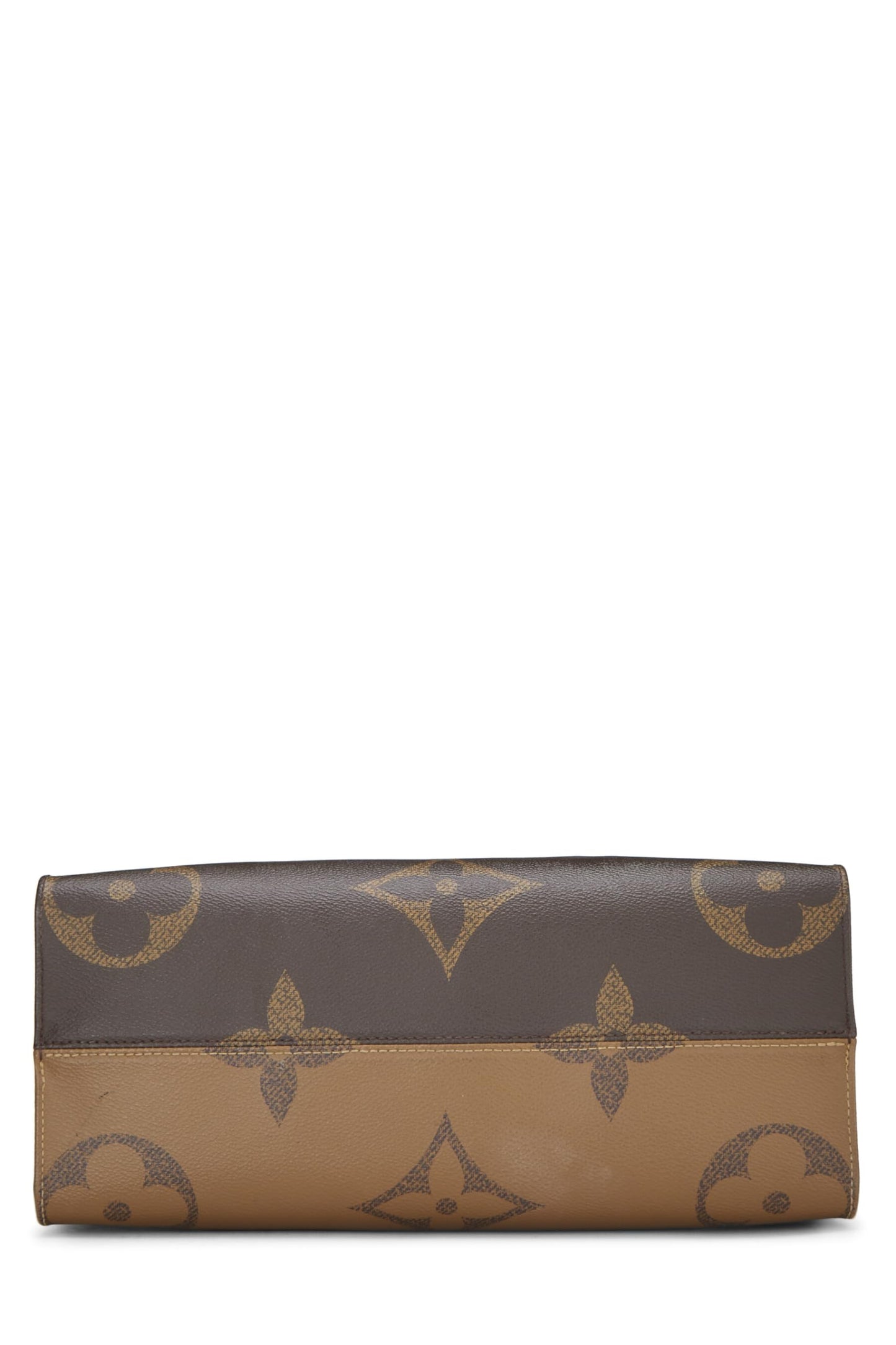 Louis Vuitton, Monogram Reversed Giant On The Go MM d'occasion, marron