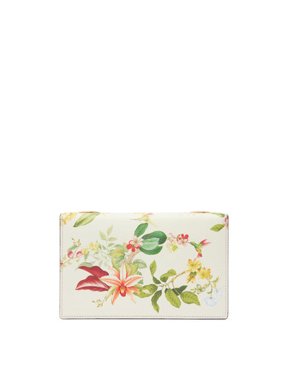 Oscar de la Renta, Flora & Fauna Printed TRO Bag, Ivy/Melon