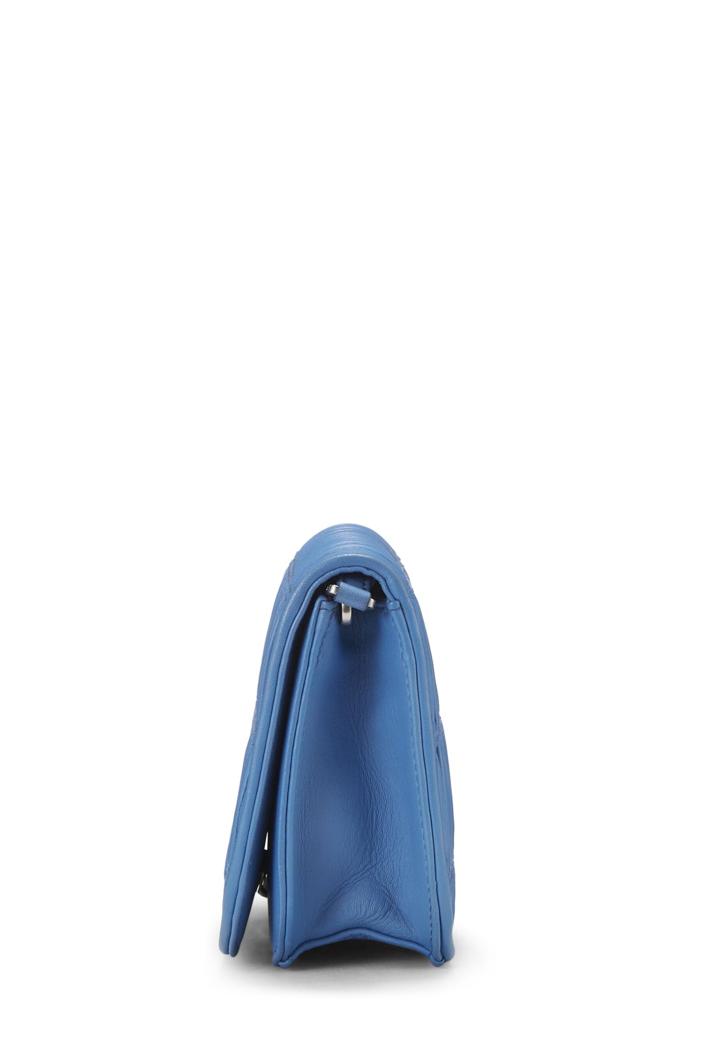 Prada, Pre-Loved Blue Nappa Gaufre Shoulder Bag, Blue