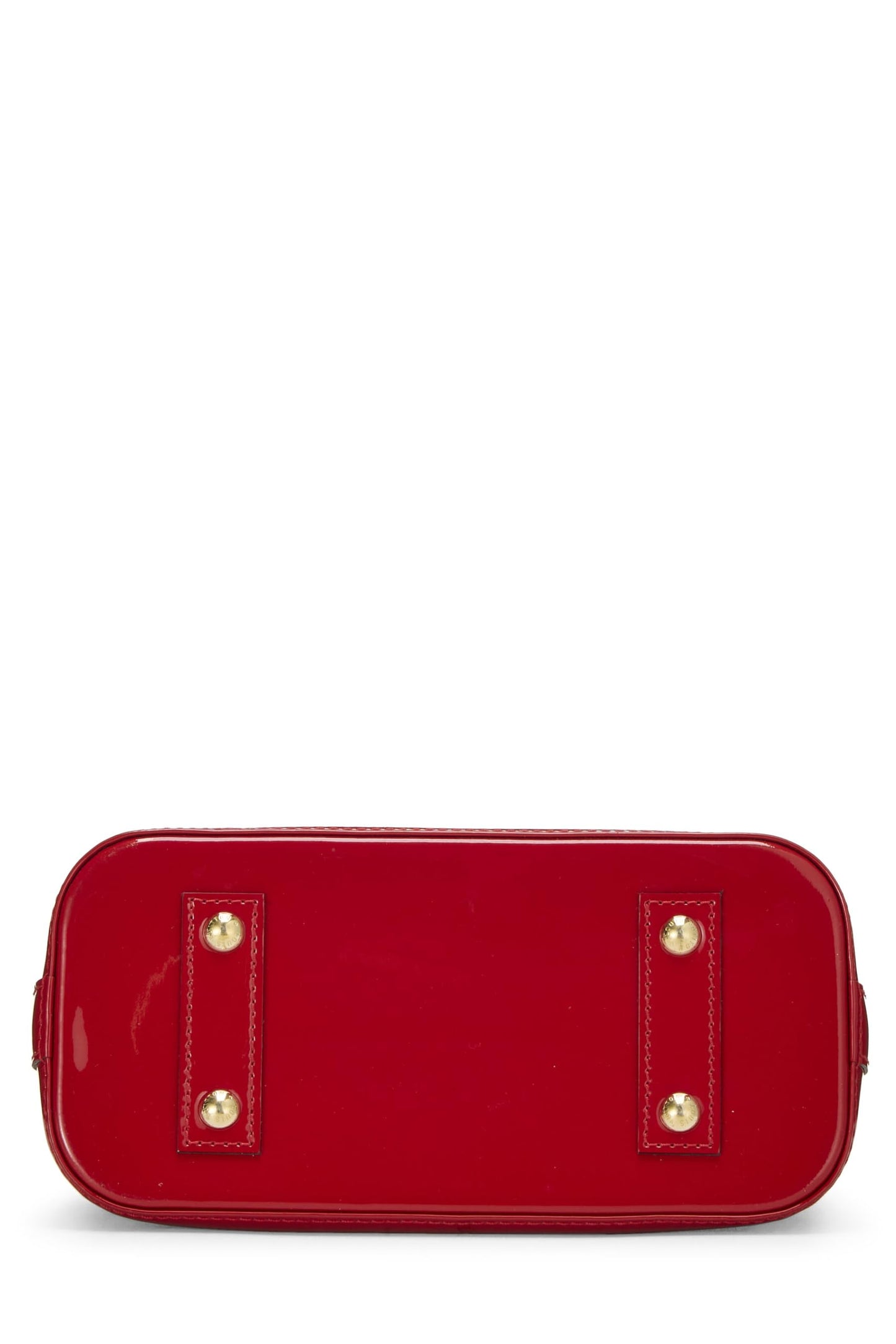 Louis Vuitton, Pre-Loved Cerise Monogram Vernis Alma BB, Red