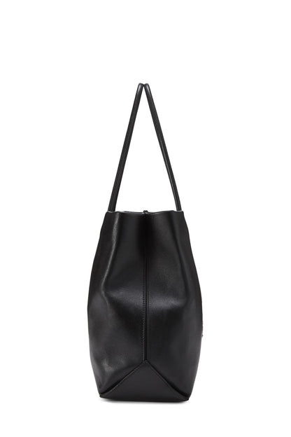 Chanel, sac fourre-tout Essential Rue Cambon en cuir noir d'occasion, taille moyenne, noir