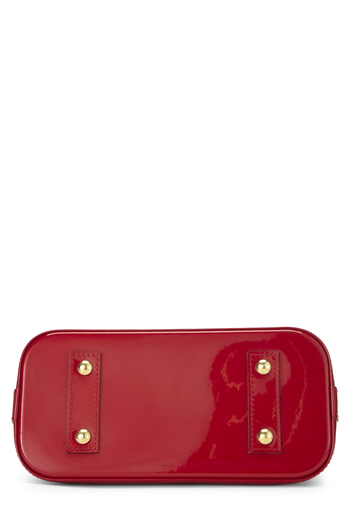 Louis Vuitton, Pre-Loved Cerise Monogram Vernis Alma BB, Red