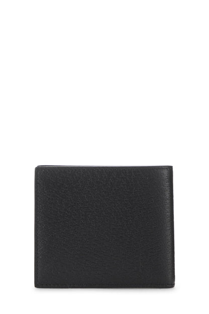 Gucci, Pre-Loved Black Leather Bifold Wallet, Black