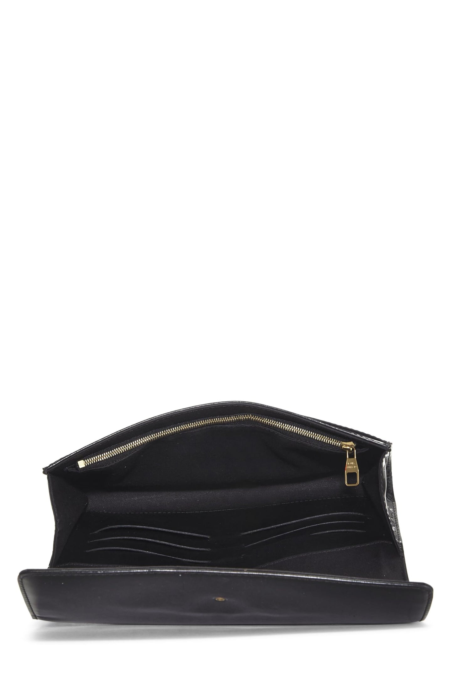 Louis Vuitton, Pochette Louise Noir Vernis pré-aimée, Noir