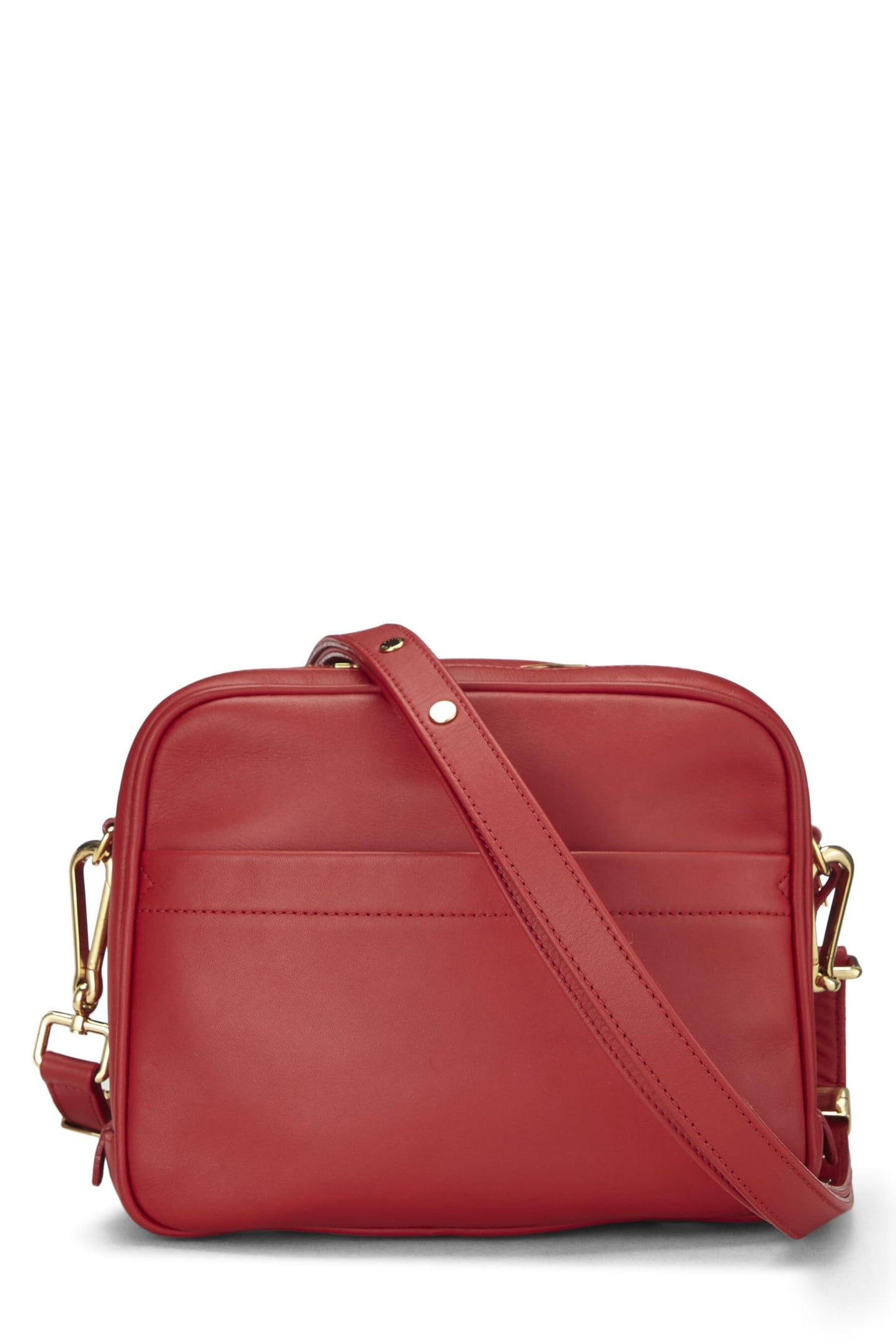 Louis Vuitton, Pre-Loved Red Leather Paname Takeoff, Red