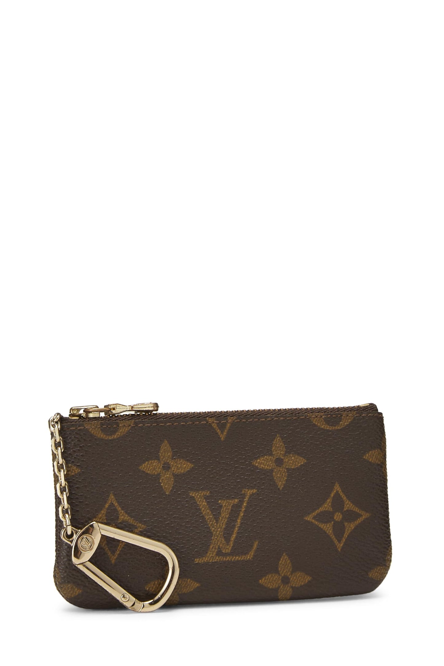 Louis Vuitton, Pre-Loved Monogram Canvas Pochette Clefs, Brown