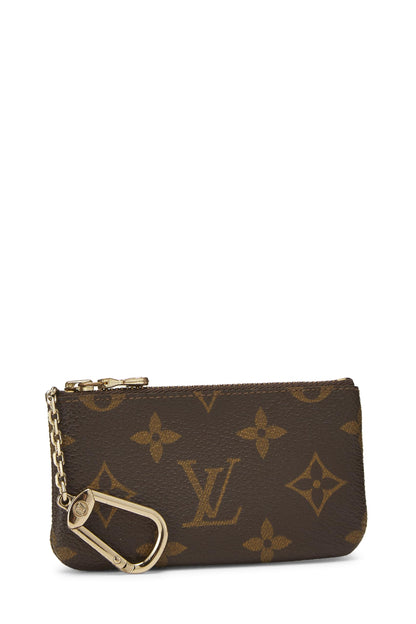 Louis Vuitton, Pre-Loved Monogram Canvas Pochette Clefs, Brown