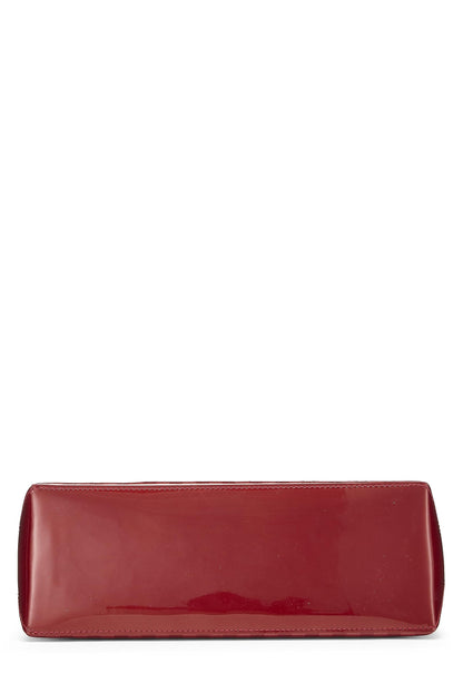 Louis Vuitton, Vernis Rayures Monogram Rouge d'occasion Wilshire PM, Rouge